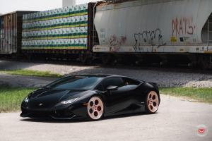 Lamborghini Huracan LP610-4 on Vossen Wheels (LC-103) 2017 года